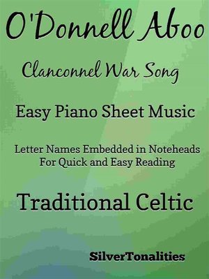 cover image of O'Donnell Aboo Clanconnel War Song Easy Piano Sheet Music